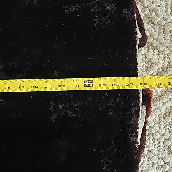 Vintage  Mouton jacket.  Deep  rich plush brown. - Picture 13 of 16